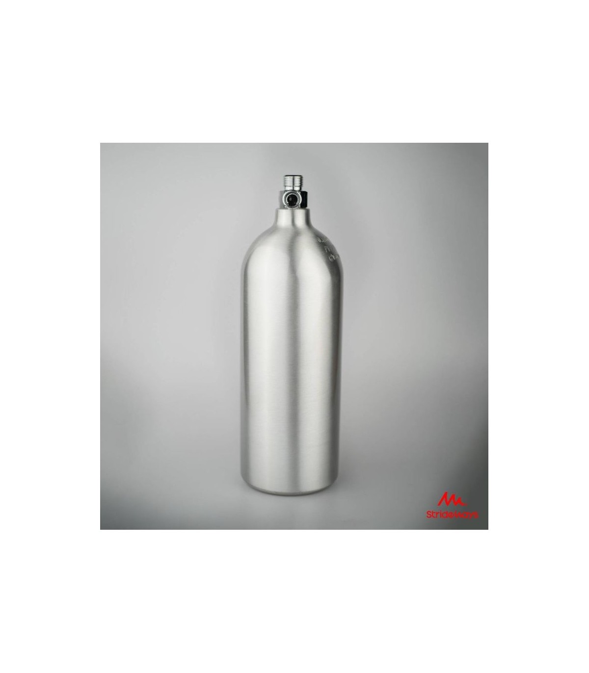 ✓ Oferta! Botella CO2 Acuario 2L Strideways Aluminio (Con carga)