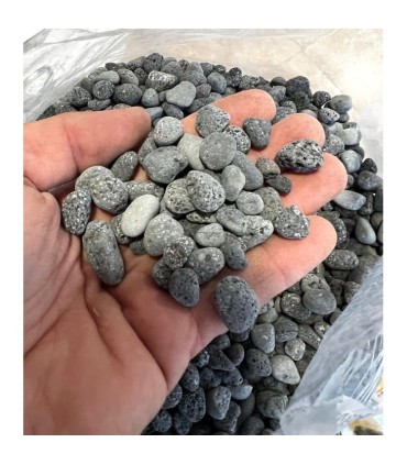 GRAVA LAVA PEBBLE BLACK 1-2CM